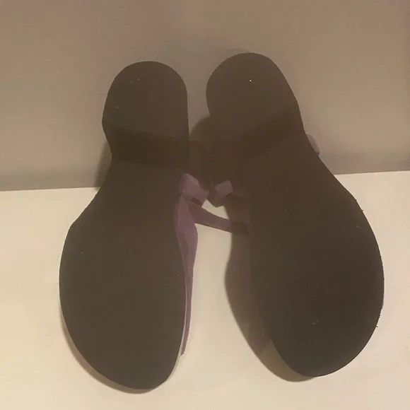 Dries Van Noten Purple Suede Platform Heels